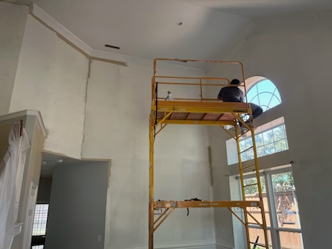 Repairing a vaulted ceiling